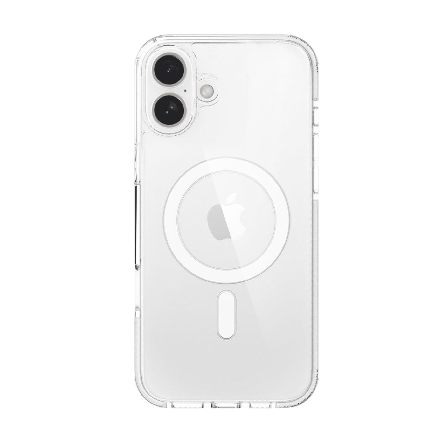 Coque transparente anti-choc Wallsafe avec bords surélevés