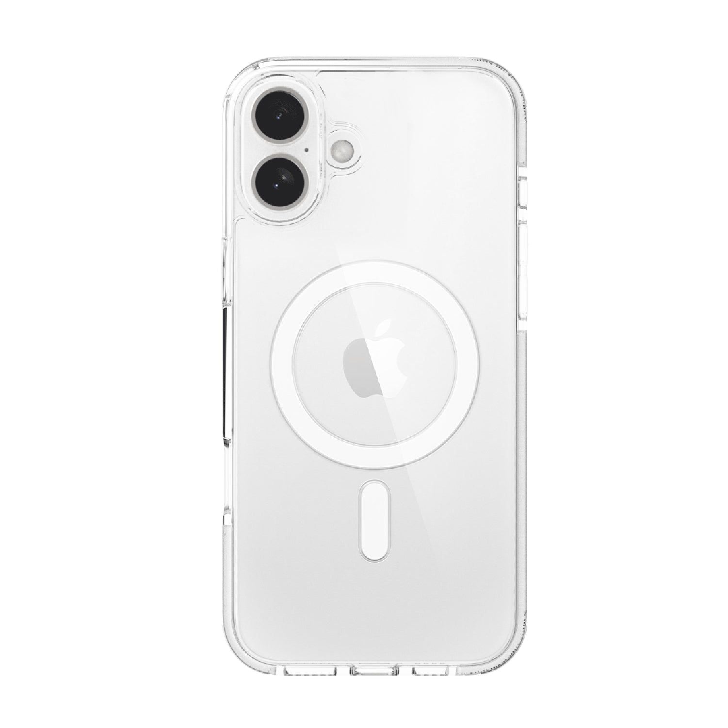 Coque transparente anti-choc Wallsafe avec bords surélevés