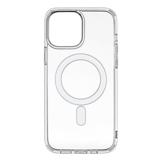 Coque transparente compatible MagSafe anti-choc Wallsafe
